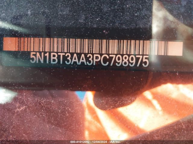 5N1BT3AA3PC798975 Nissan Rogue S Fwd