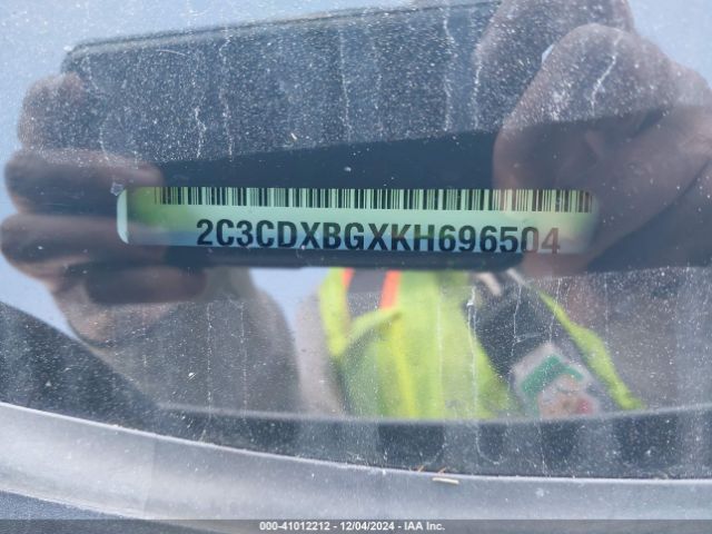 2C3CDXBGXKH696504 Dodge Charger Sxt Rwd