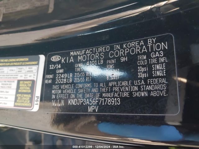 KNDJP3A56F7178913 KIA SOUL +