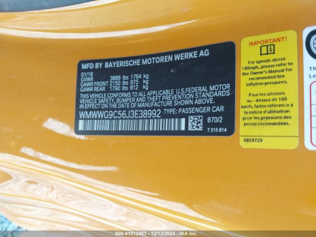 WMWWG9C56J3E38992 Mini Convertible Cooper S