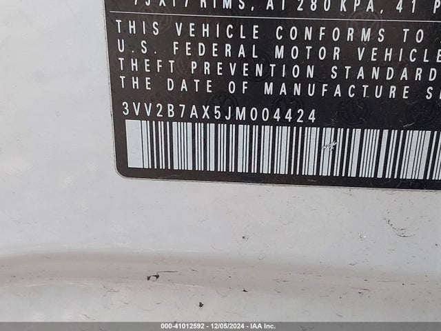 3VV2B7AX5JM004424 Volkswagen Tiguan