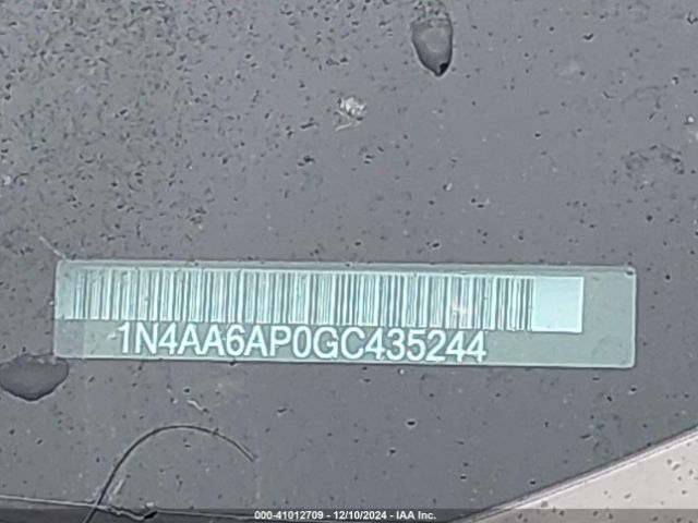 1N4AA6AP0GC435244 Nissan Maxima 3.5 Sr