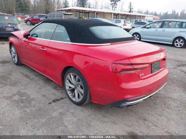 WAU2AGF52NN007511 Audi A5 Cabriolet Premium 45 Tfsi Quattro S Tronic