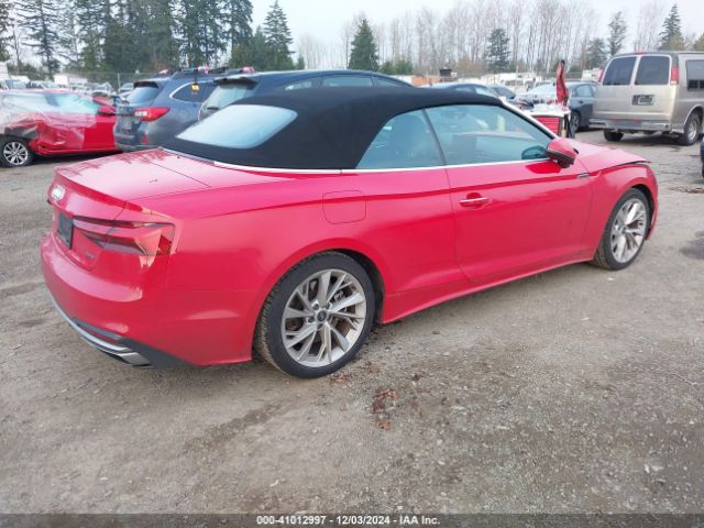 WAU2AGF52NN007511 Audi A5 Cabriolet Premium 45 Tfsi Quattro S Tronic
