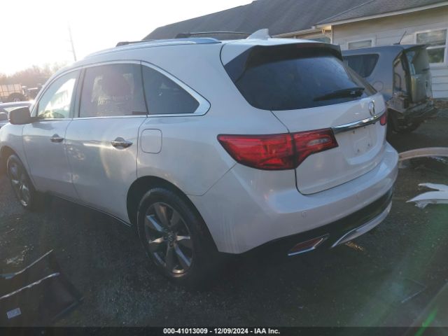 5FRYD4H87FB021932 Acura Mdx Advance Pkg W/entertainment Pkg