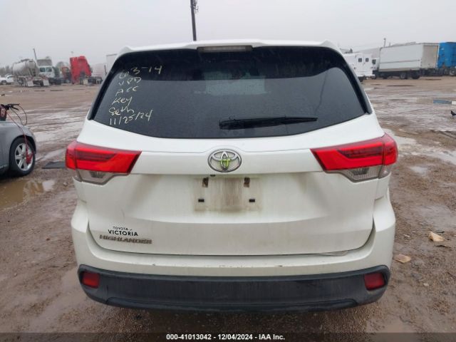 5TDZARFH8KS042289 Toyota Highlander Le