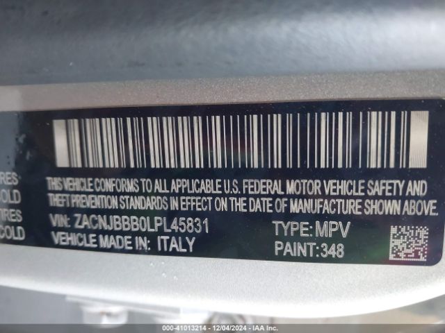 ZACNJBBB0LPL45831 Jeep Renegade Altitude 4x4