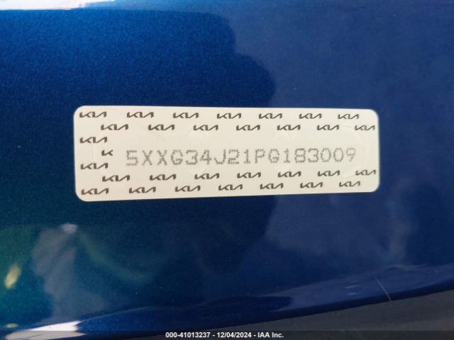 5XXG34J21PG183009 KIA K5 EX