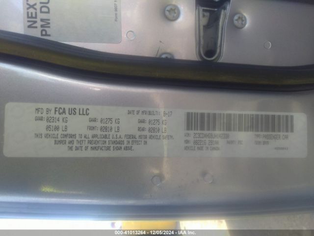 2C3CDXHG9JH142330 Dodge Charger Sxt Plus Rwd