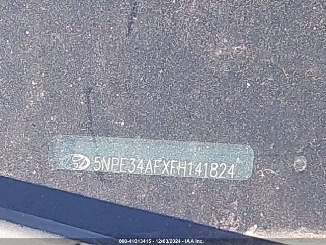 5NPE34AFXFH141824 Hyundai Sonata Sport