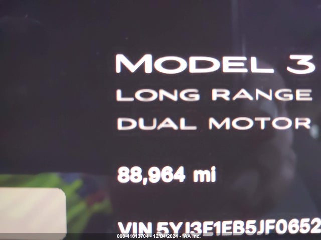 Tesla Model 3 Long Range/performance 2018 5YJ3E1EB5JF065265 Image 15