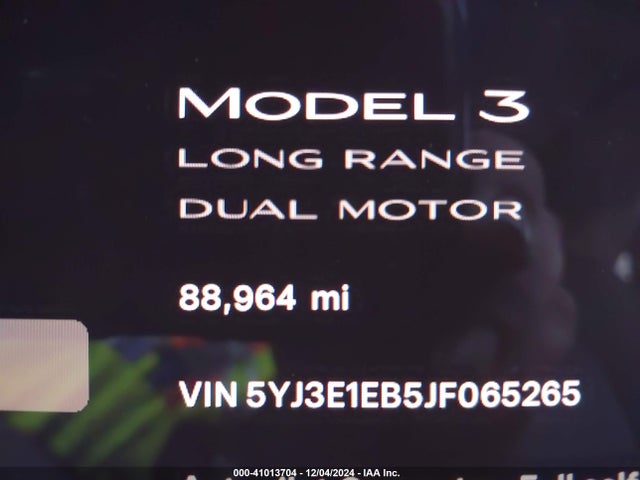 2018 TESLA MODEL 3 5YJ3E1EB5JF065265 Photo 6