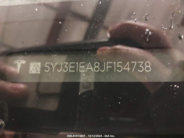 5YJ3E1EA8JF154738 Tesla Model 3 Long Range/mid Range