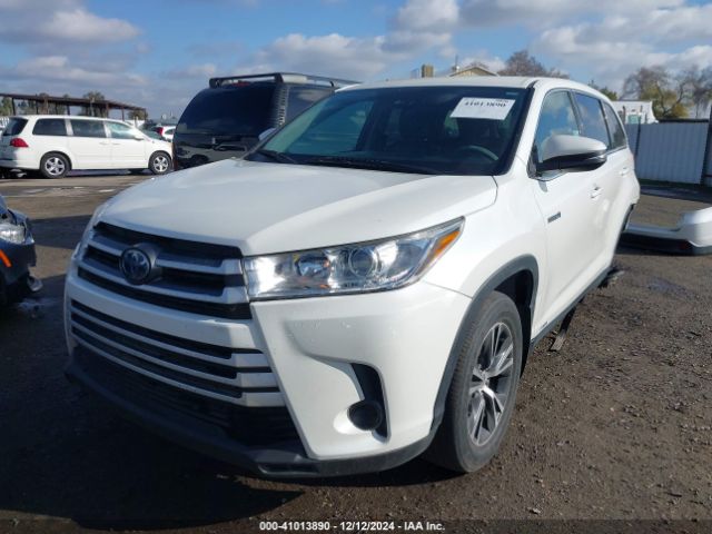 5TDBGRFH1KS059144 Toyota Highlander Hybrid Le