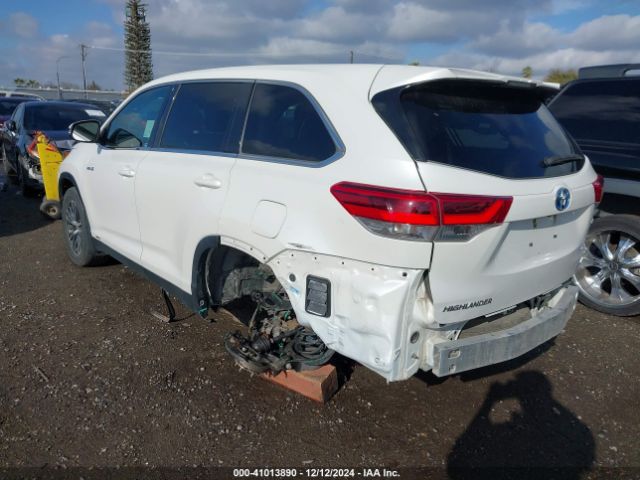 5TDBGRFH1KS059144 Toyota Highlander Hybrid Le