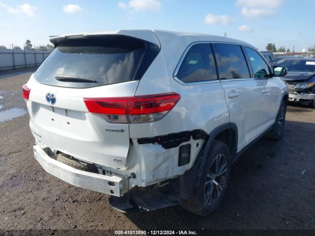 5TDBGRFH1KS059144 Toyota Highlander Hybrid Le
