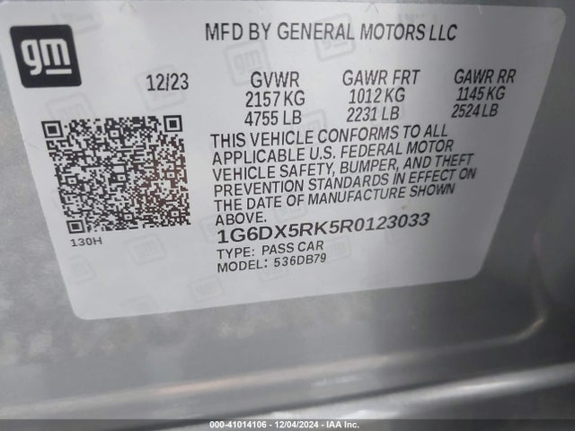 2024 CADILLAC CT5 1G6DX5RK5R0123033 Photo 8
