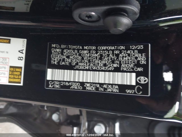 Toyota Corolla Hybrid Le 2024 JTDBCMFE9R3040549 Image 9