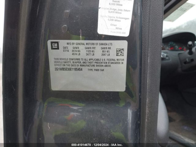 2G1WB5E36E1185454 Chevrolet Impala Limited Lt