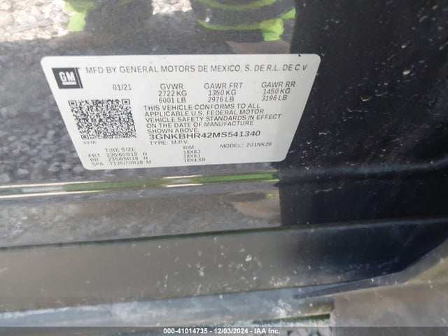 Chevrolet Blazer Awd 2lt 2021 3GNKBHR42MS541340 Image 9