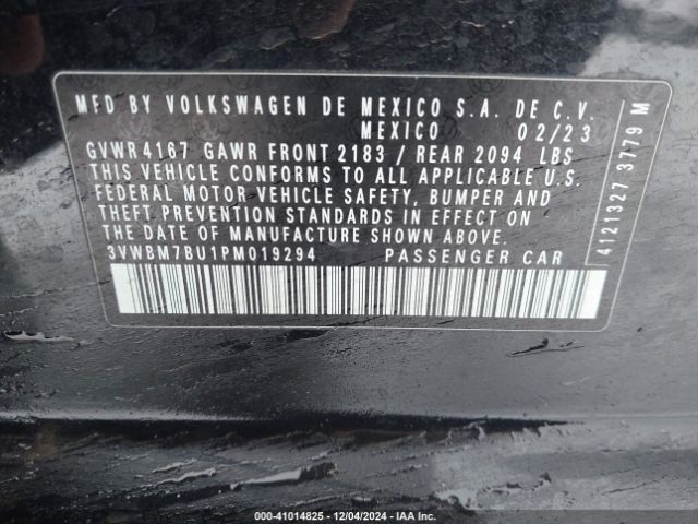 3VWBM7BU1PM019294 Volkswagen Jetta 1.5t Sport