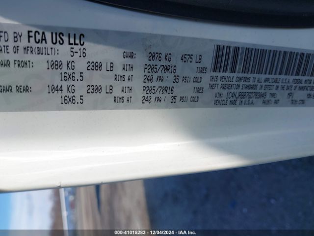 1C4NJRBB7GD783049 Jeep Patriot Sport