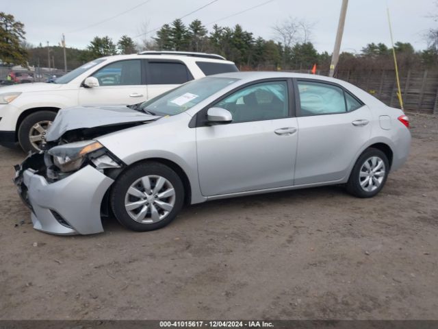 2T1BURHE1GC501643 Toyota COROLLA LE