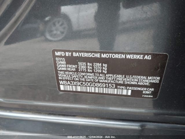 WBA3X9C50GD869153 BMW 335i Gran Turismo Xdrive