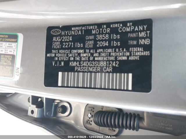 Hyundai Elantra Sel Convenience 2025 KMHLS4DG3SU881242 Image 9