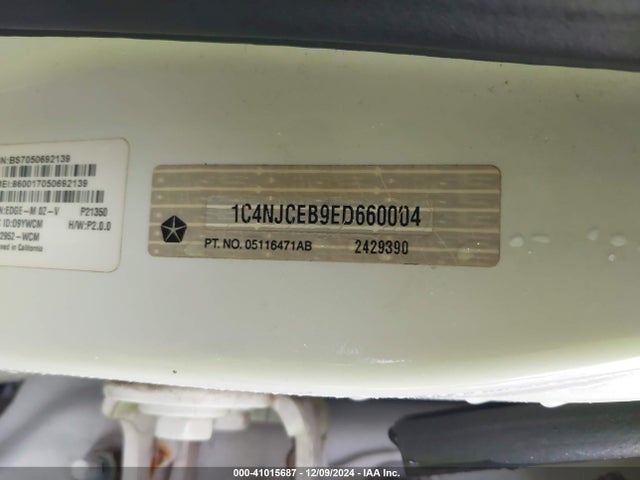 Jeep Compass Latitude 2014 1C4NJCEB9ED660004 Image 9