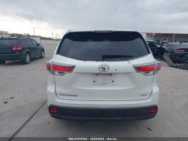 5TDKKRFH1FS085697 Toyota Highlander Xle V6