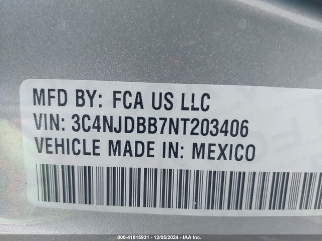 Jeep Compass Latitude 4x4 2022 3C4NJDBB7NT203406 Image 9