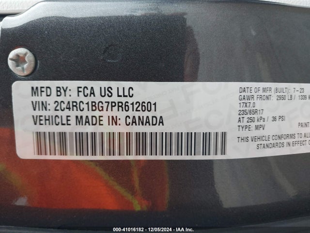 Chrysler Pacifica Touring L 2023 2C4RC1BG7PR612601 Image 9