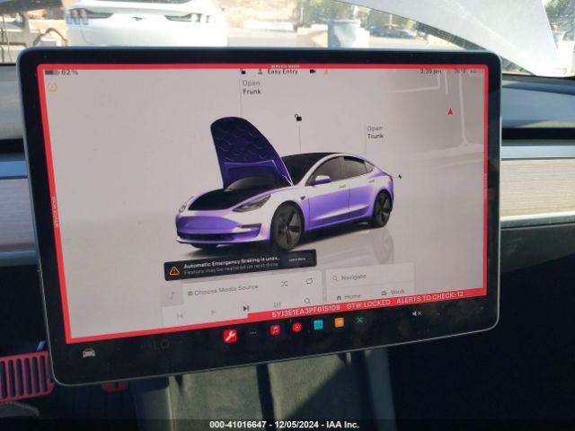 5YJ3E1EA3PF615109 Tesla Model 3 Rear-wheel Drive