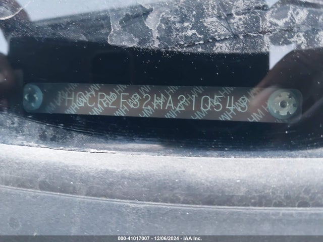 1HGCR2F32HA210543 Honda k24w1