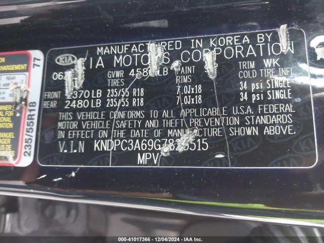 KIA Sportage Sx 2016 KNDPC3A69G7825515 Image 9