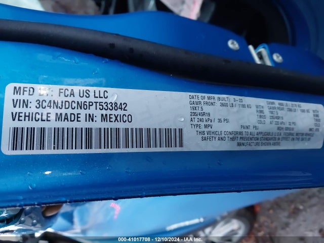 Jeep Compass Limited 4x4 2023 3C4NJDCN6PT533842 Image 9