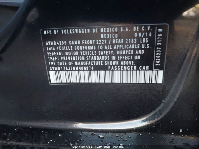 3VWD17AJ7GM406974 Volkswagen Jetta 1.8t Sport
