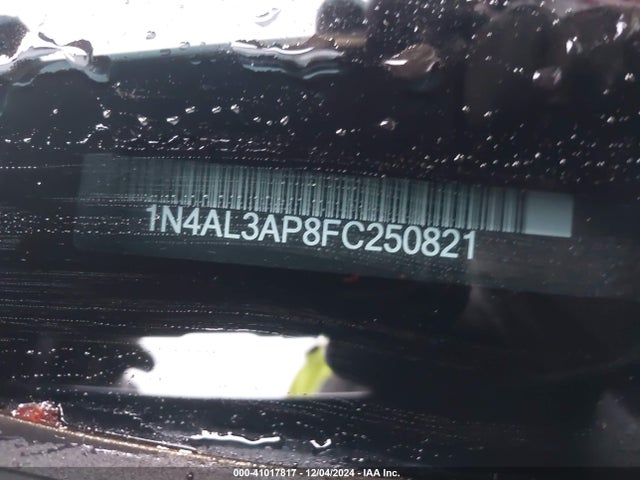 Nissan Altima 2.5 Sl 2015 1N4AL3AP8FC250821 Image 9