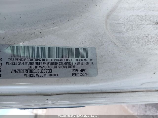 ZFBERFBB5J6L85733 RAM Promaster City Tradesman Slt