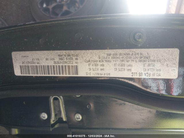 2C3CCAAG5FH796792 Chrysler 300 Limited