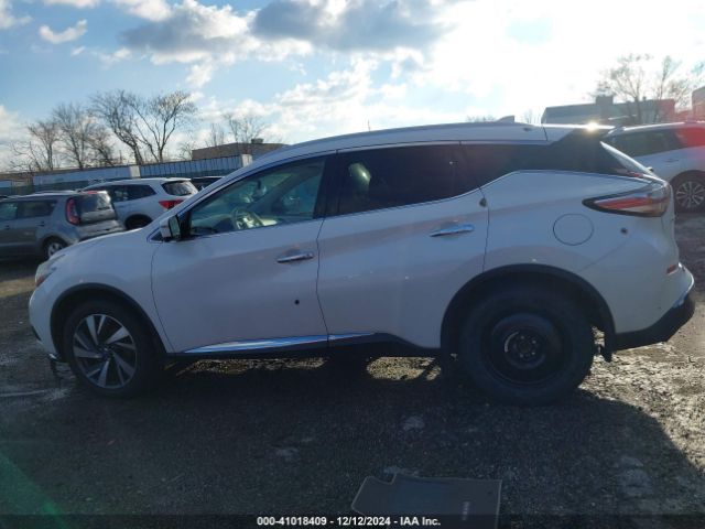 5N1AZ2MG1JN110889 Nissan Murano Platinum