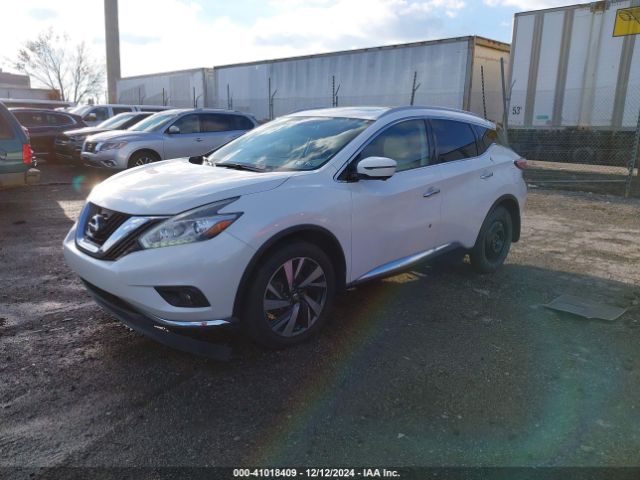 5N1AZ2MG1JN110889 Nissan Murano Platinum