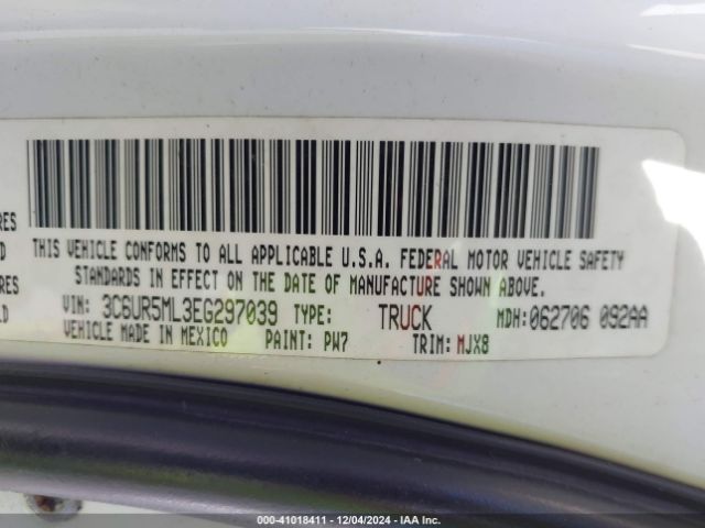 3C6UR5ML3EG297039 RAM 2500 Big Horn