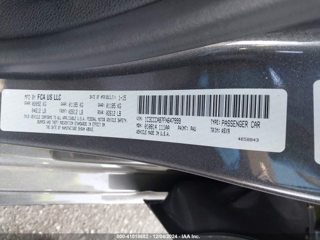 1C3CCCAB7FN647999 Chrysler 200 Limited