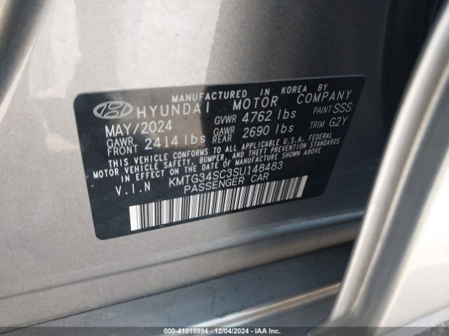 KMTG34SC3SU148483 Genesis G70 2.5t Rwd
