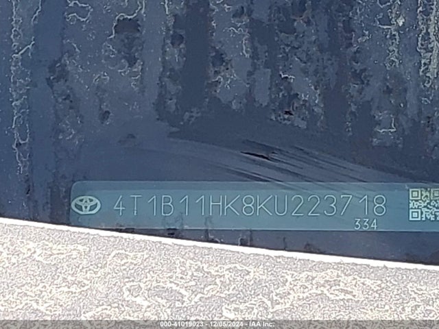 Toyota CAMRY SE 2019 4T1B11HK8KU223718 Image 9