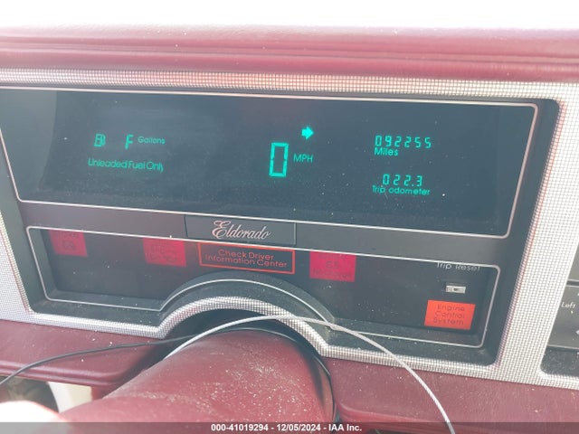 1986 CADILLAC ELDORADO 1G6EL5787GU602633 Photo 6