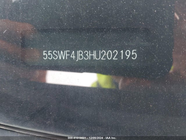 55SWF4JB3HU202195 Mercedes-Benz C 300 Luxury/sport