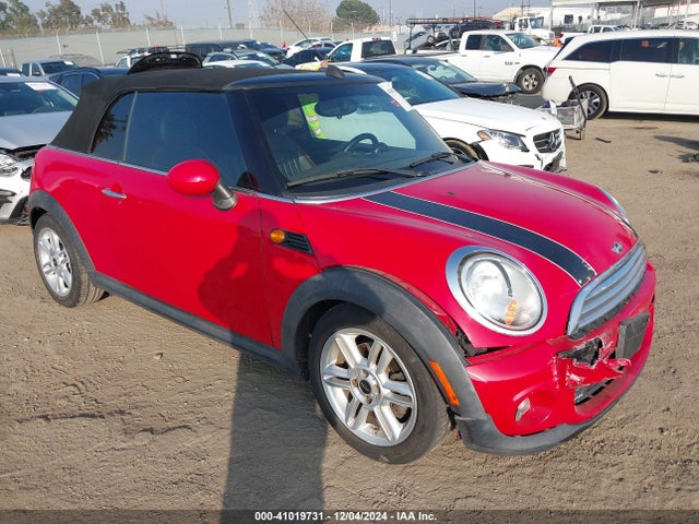2013 MINI CONVERTIBLE WMWZN3C59DT568766 Photo 0